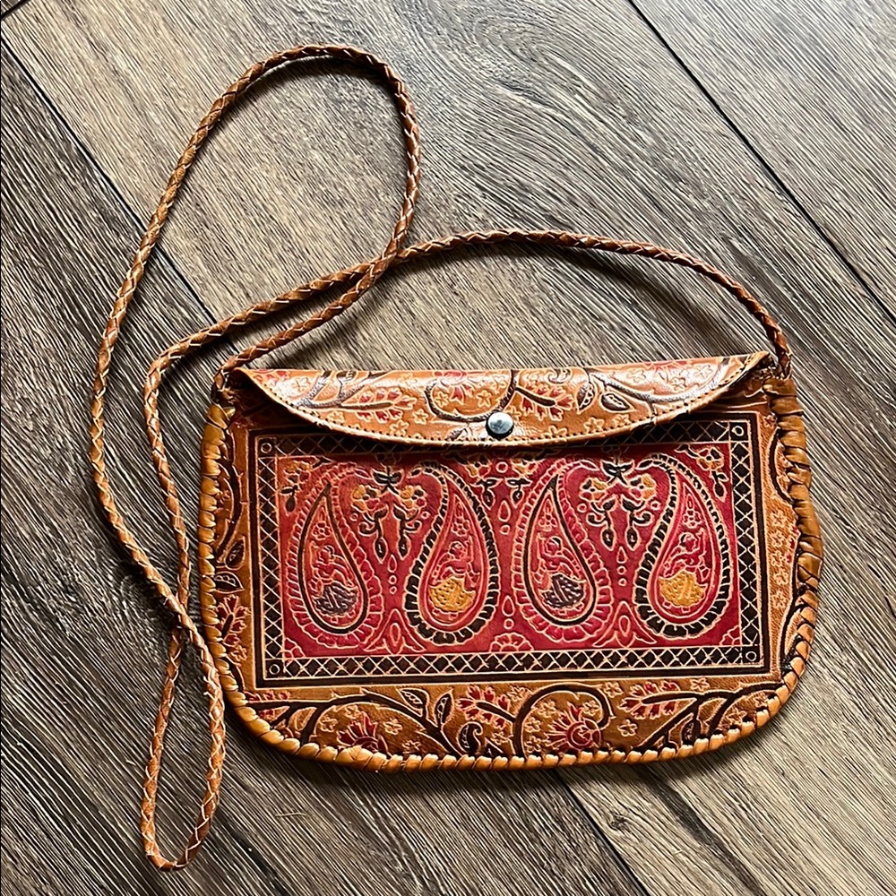 Embossed purse